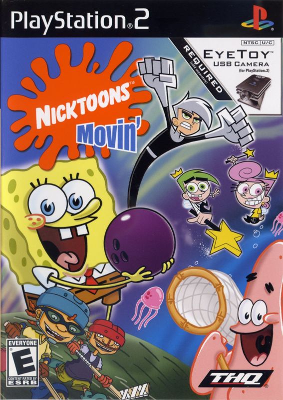 Nicktoons Movin' box art for Playstation 2